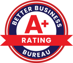 BBB A+ rating badge